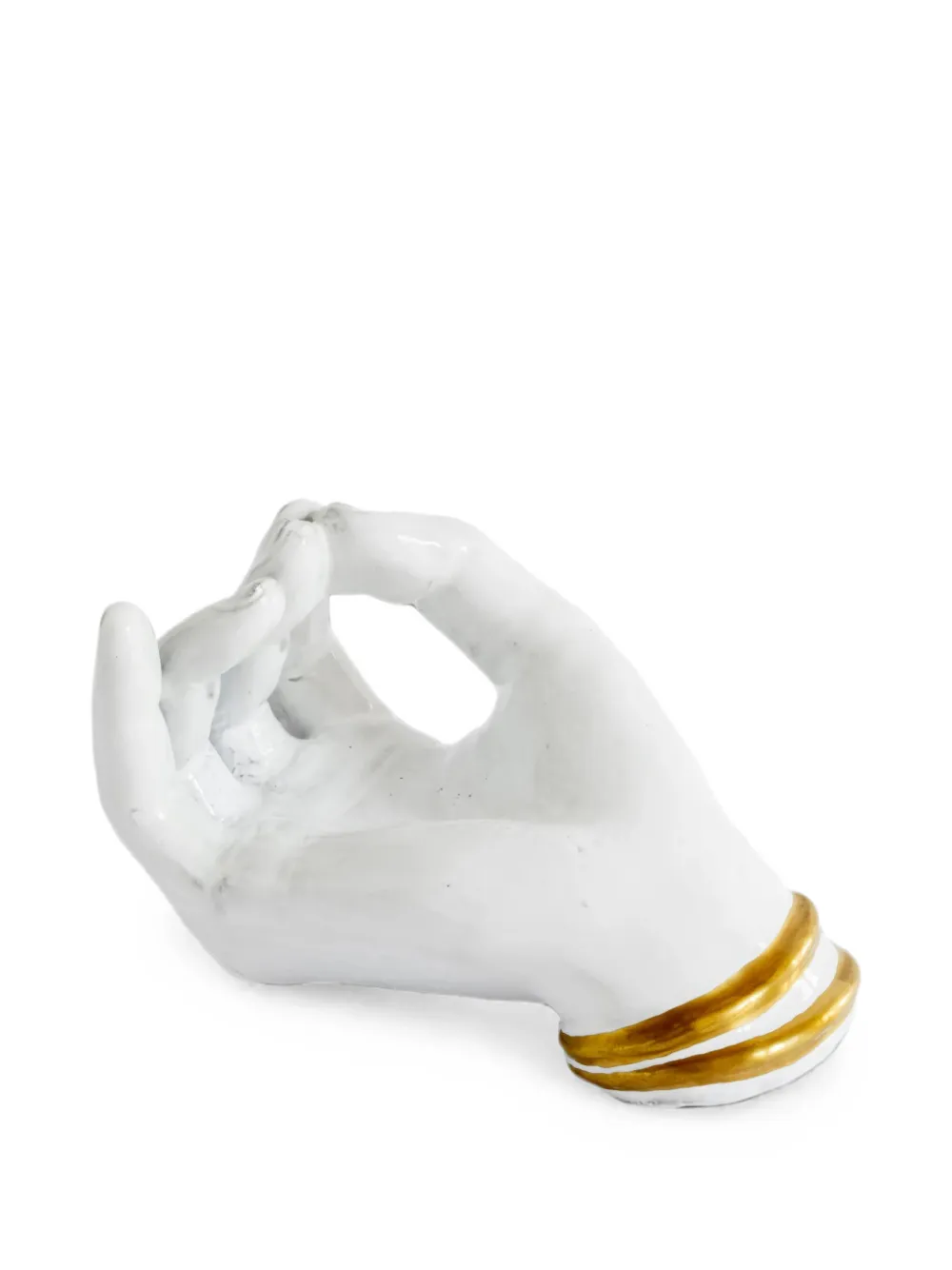 Astier De Villatte Golden Bracelets incense holder - Bianco