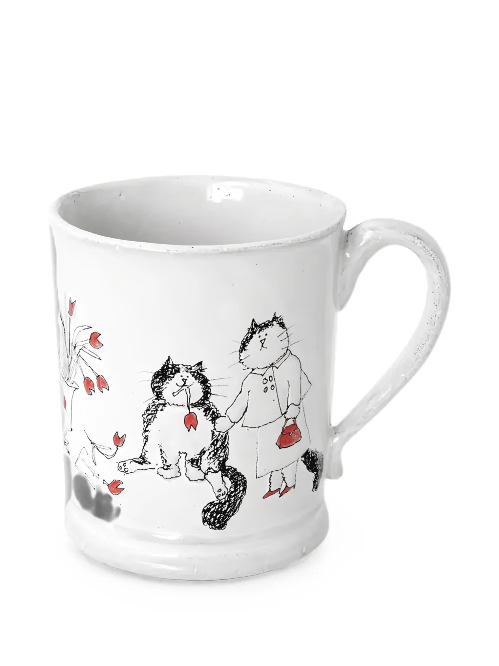 Astier De Villatte Grace 'Naughty Jimi' mug - Weiß