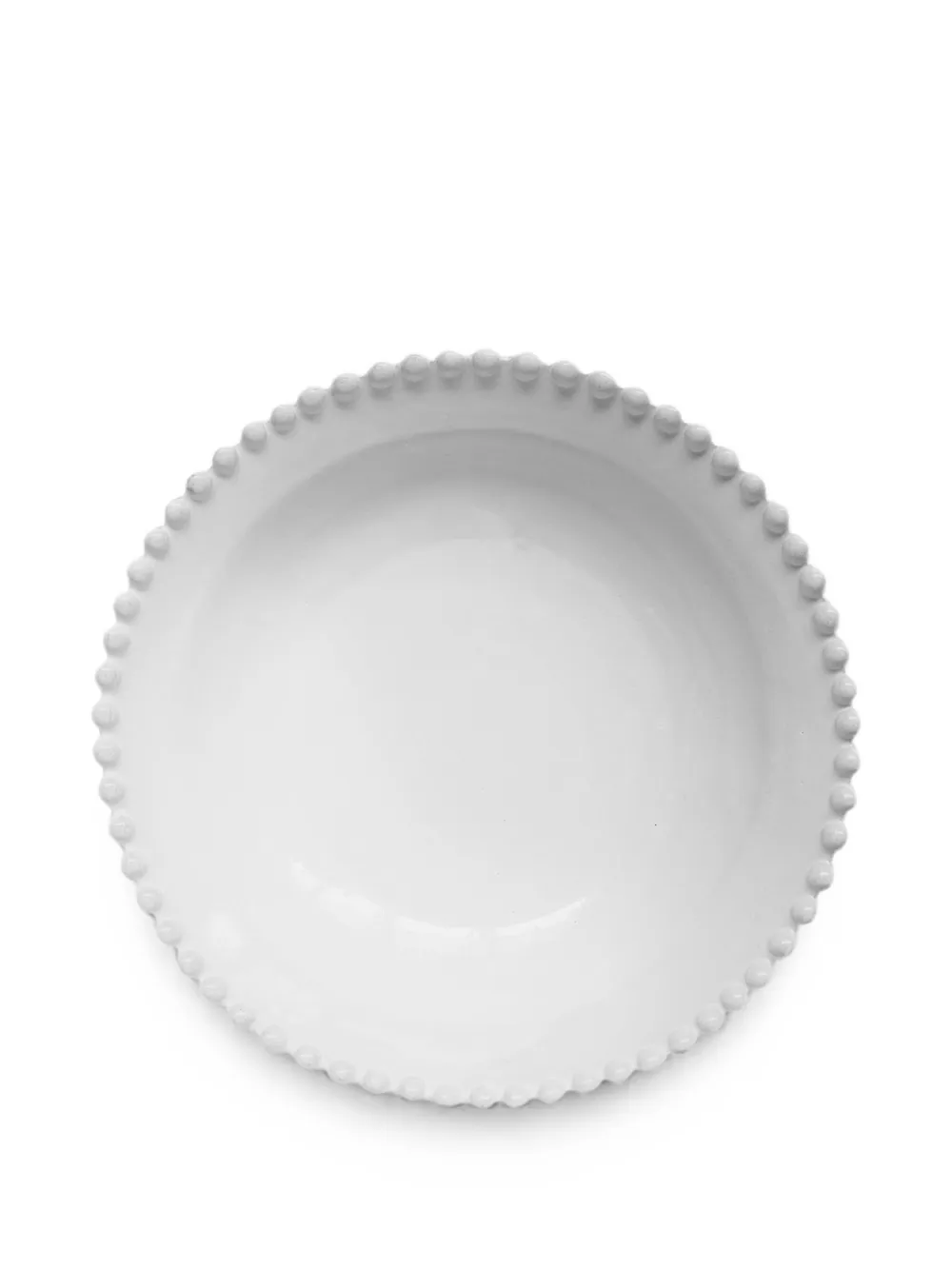 Astier De Villatte Adélaïde bobble-trim platter - Weiß