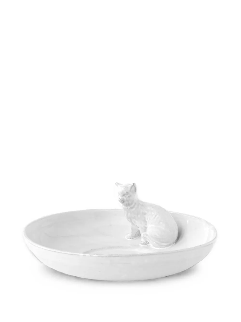 Astier De Villatte Chat cat-motif ceramic bowl - Weiß