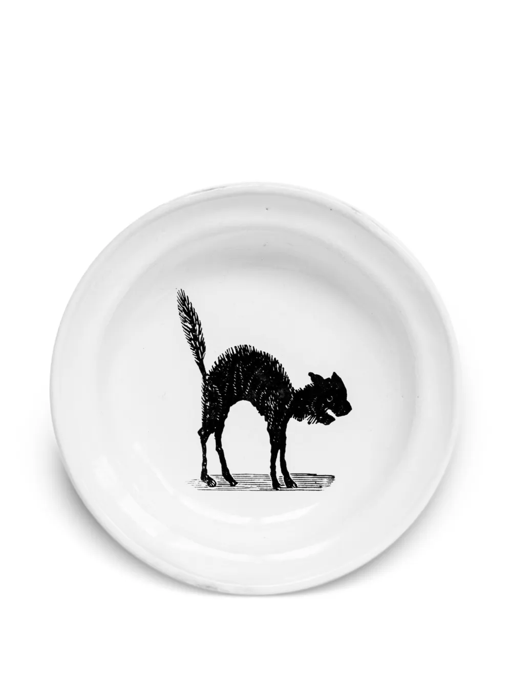 Astier De Villatte small Bristly Cat dish - Weiß
