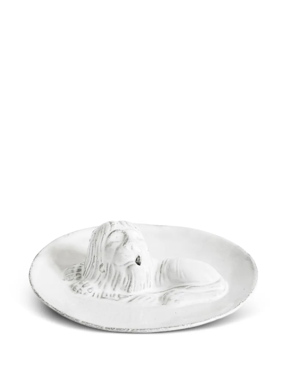 Astier De Villatte Lion incense holder - Bianco