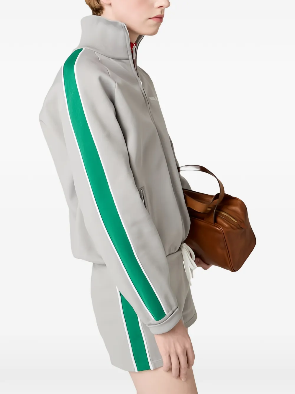 Miu Sweater met logoprint Grijs
