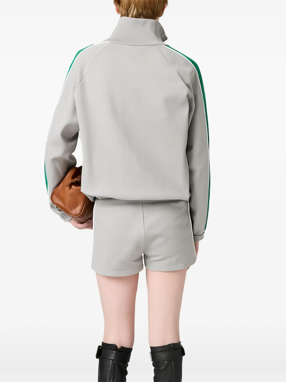 Miu Sweater met logoprint Grijs