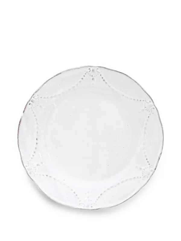 Astier De Villatte Cambridge Dinner Plate in White