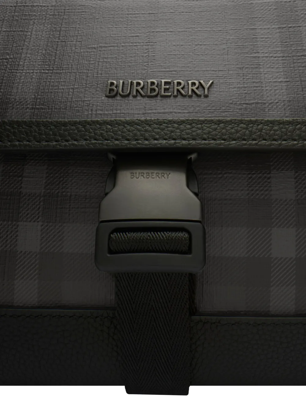 Burberry City Check messengertas Grijs
