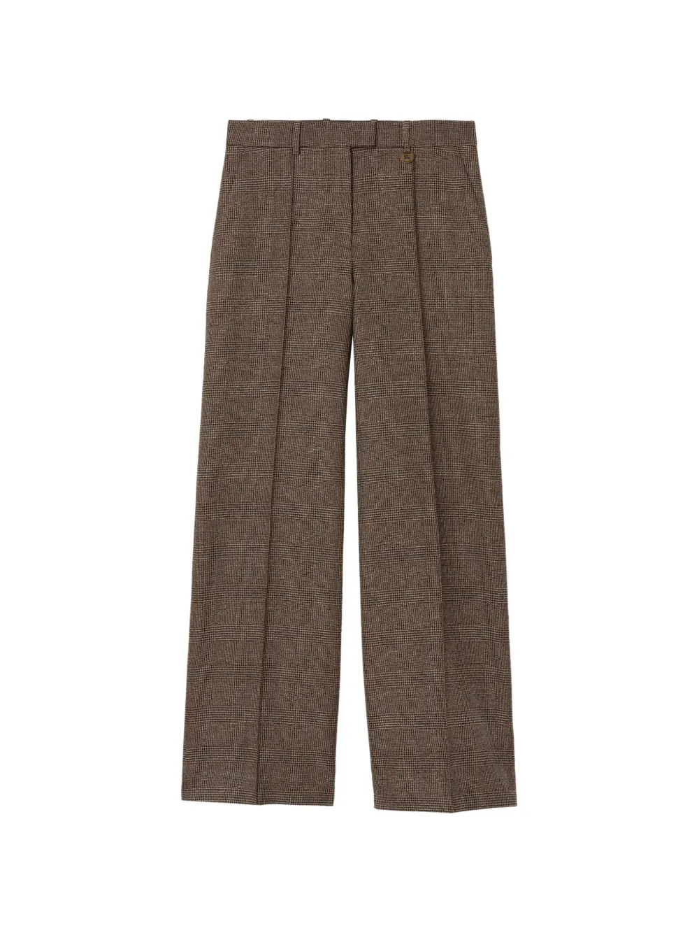 Burberry Maßgeschneiderte Hose aus Wolle-Leinen-Mix - Braun