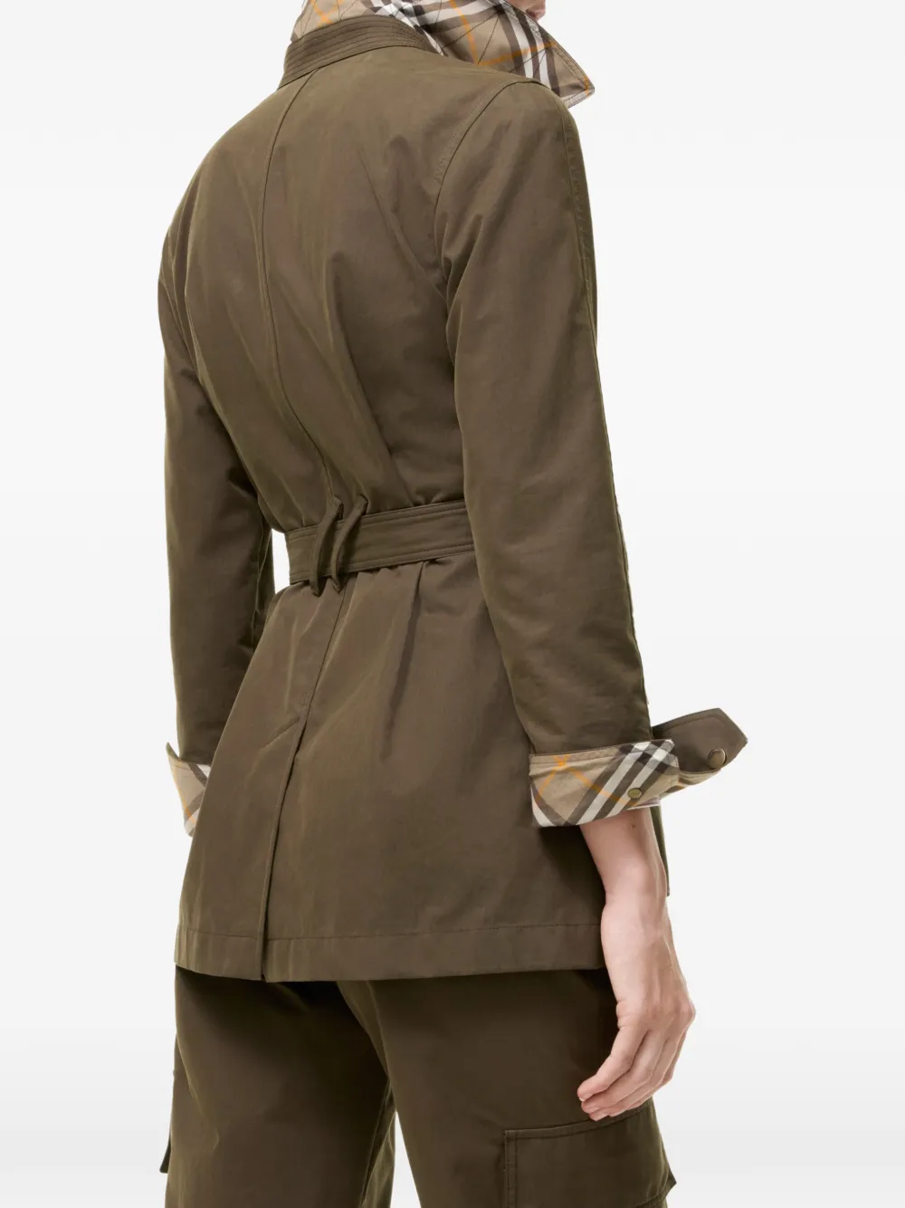 Burberry gabardine safarijack Bruin