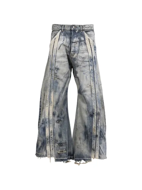 RRR123 Apocrypha He Rose 2 distressed-effect panelled jeans