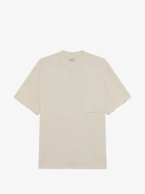 AMISH t-shirt à poche poitrine et bords francs