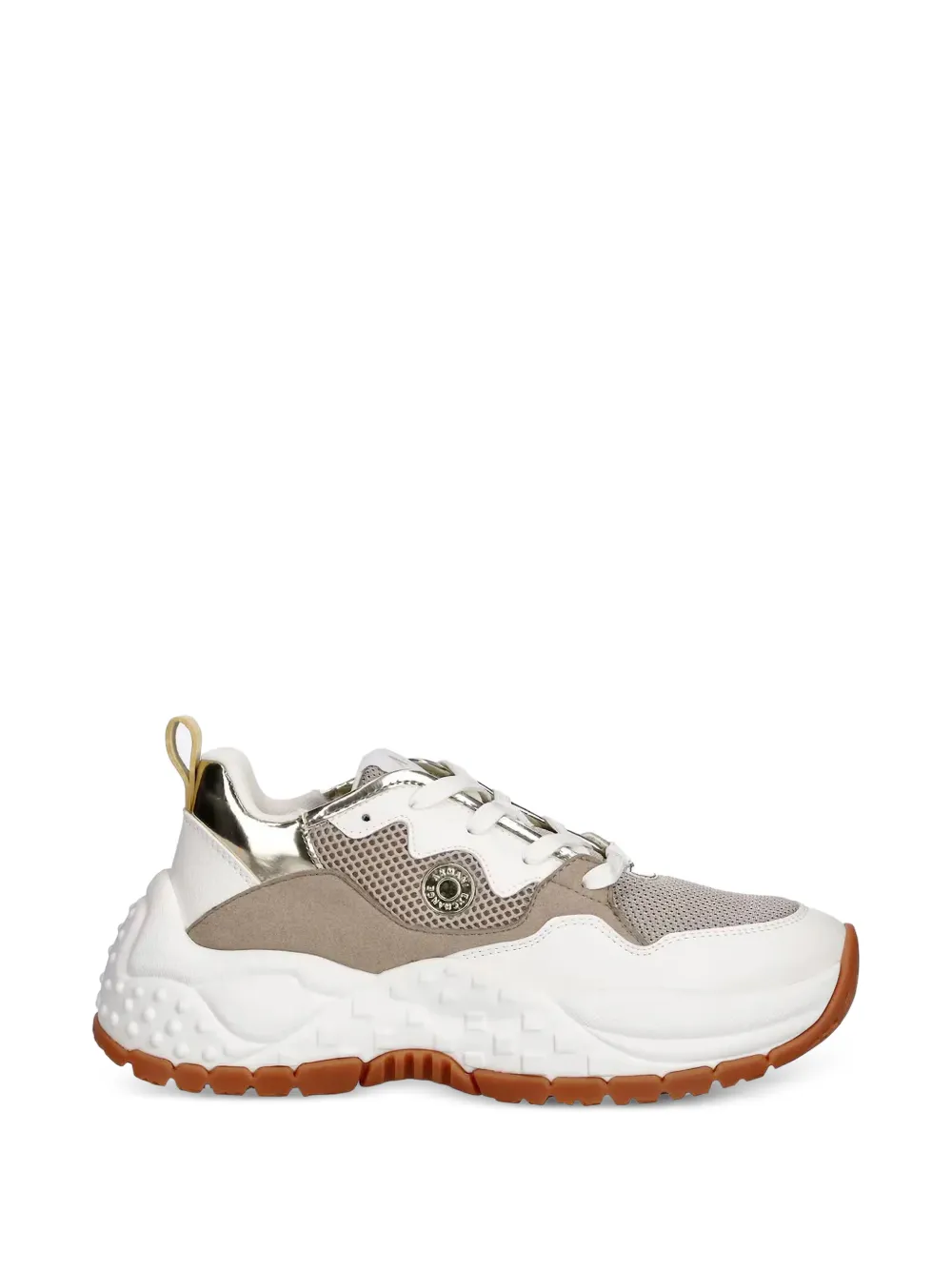 Armani Exchange panelled chunky-sole sneakers Wit