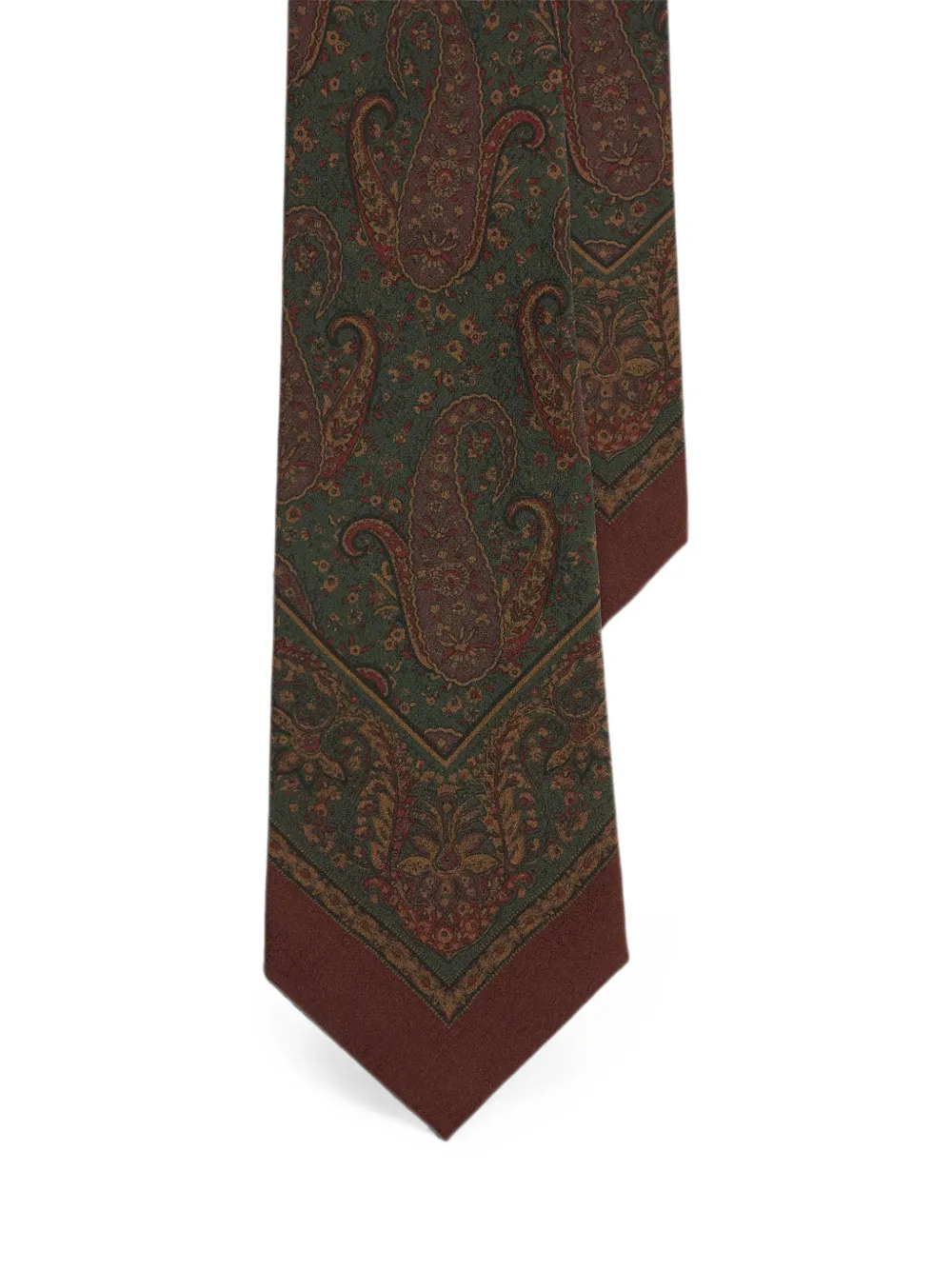 Ralph Lauren Purple Label Stropdas met paisley-print Groen