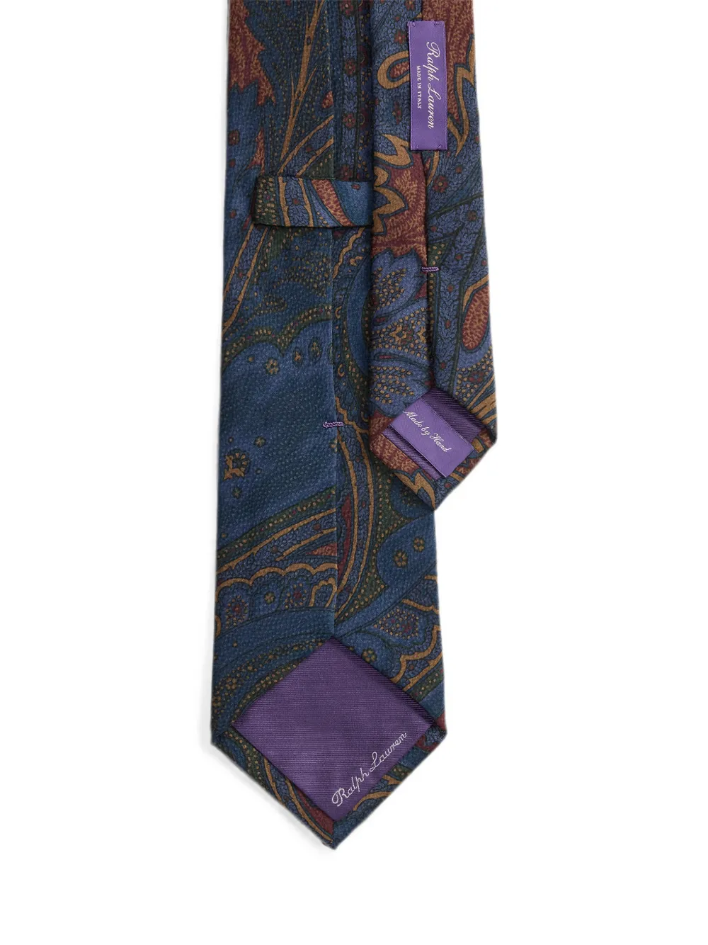 Ralph Lauren Purple Label Stropdas met paisley-print Blauw