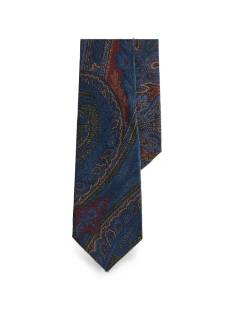 Ralph Lauren Purple Label paisley-print silk tie