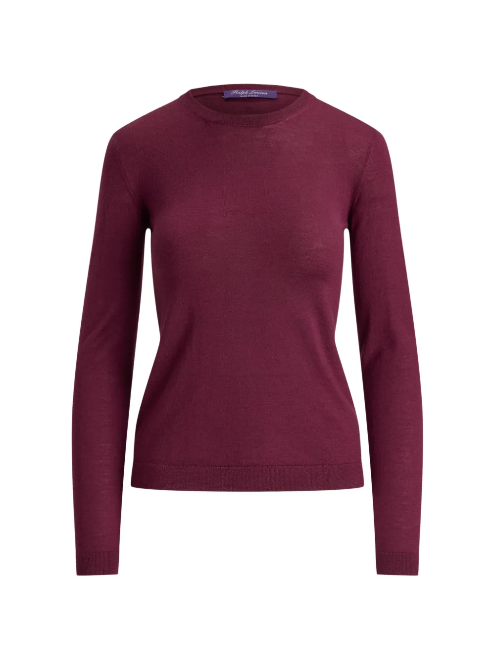 Ralph Lauren Collection Kaschmirpullover mit rundem Ausschnitt - Rot