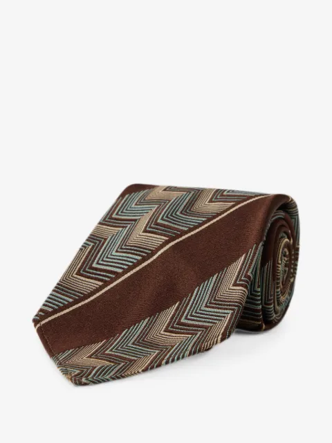 Ralph Lauren RRL chevron-pattern silk tie