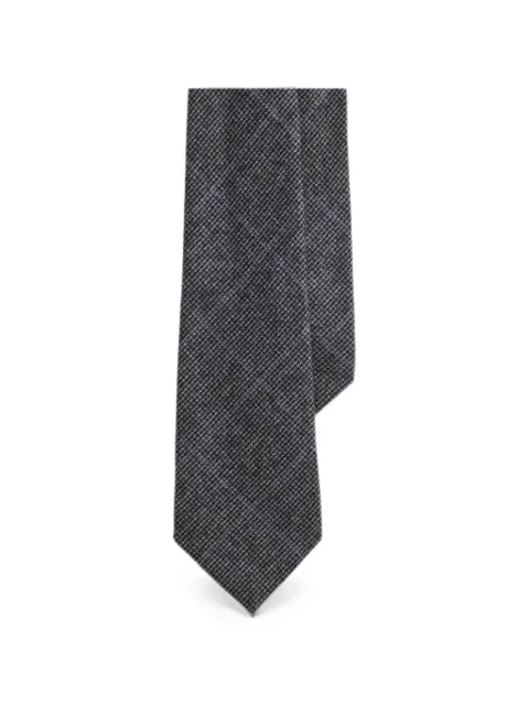 Ralph Lauren Purple Label check wool-blend tie