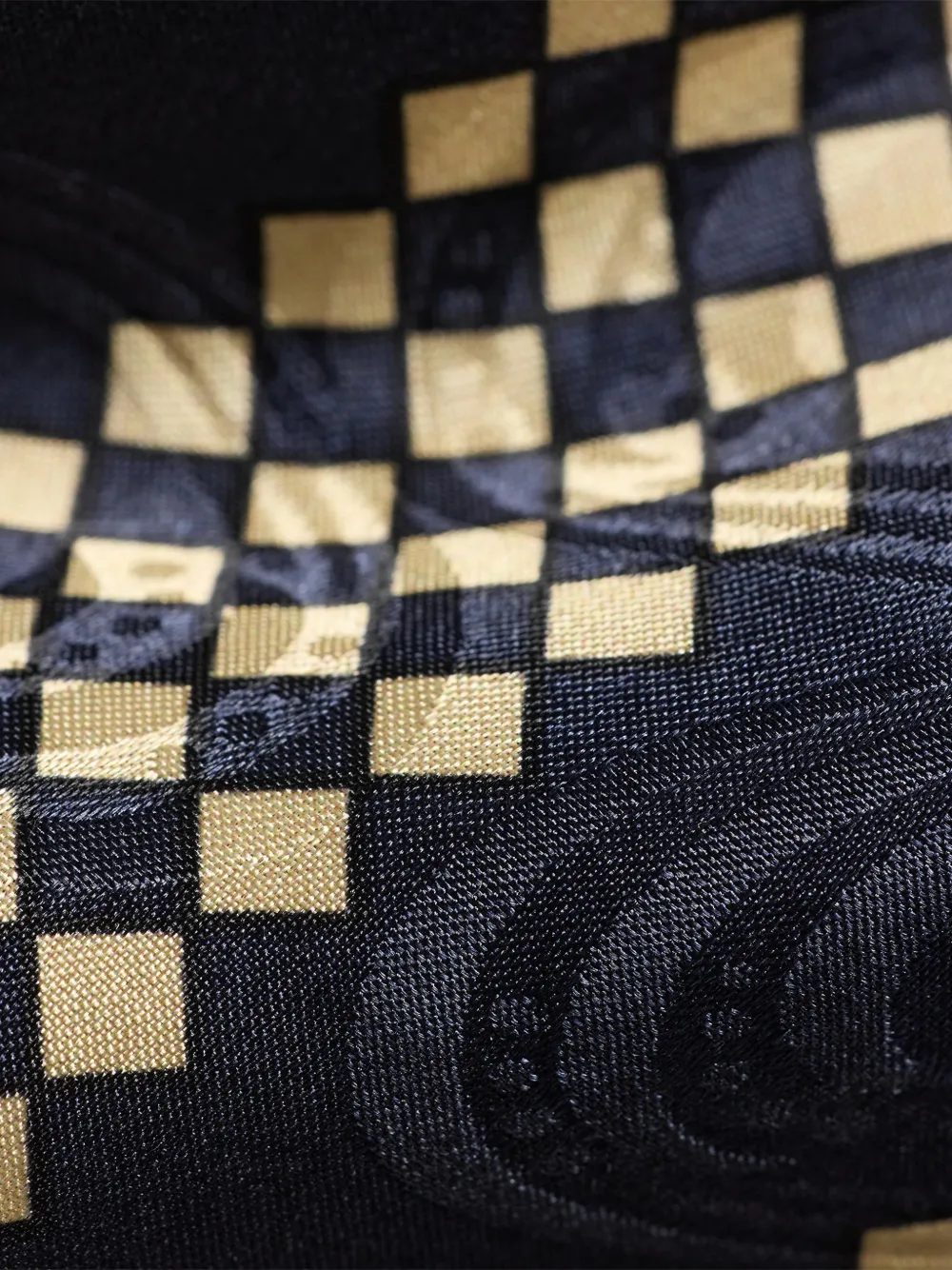 Ralph Lauren RRL Stropdas met paisley-jacquard en geruite streep Blauw