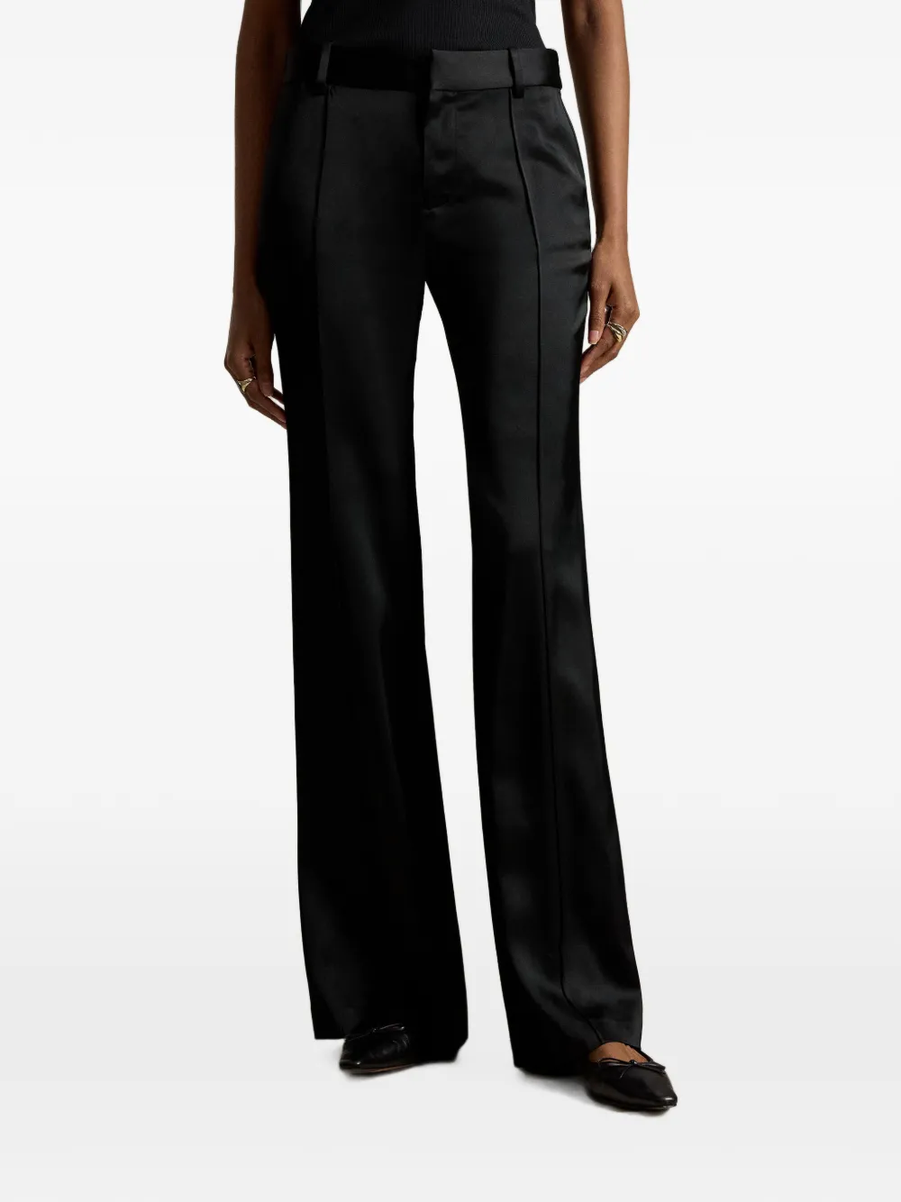 Polo Ralph Lauren Pantalon met wijde pijpen Zwart