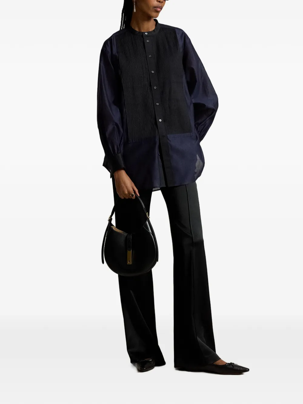 Polo Ralph Lauren Pantalon met wijde pijpen Zwart