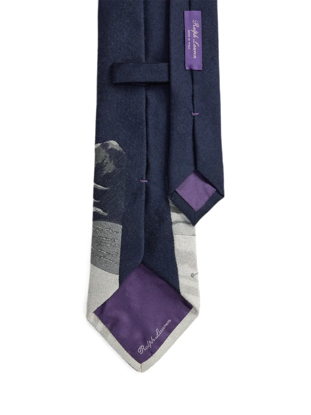 Ralph Lauren Purple Label Stropdas met ski-jacquard Blauw
