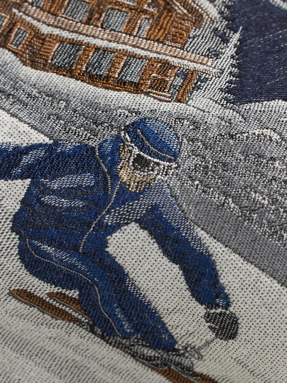 Ralph Lauren Purple Label Stropdas met ski-jacquard Blauw