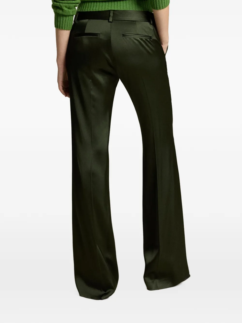 Polo Ralph Lauren Broek met satijnen afwerking Groen
