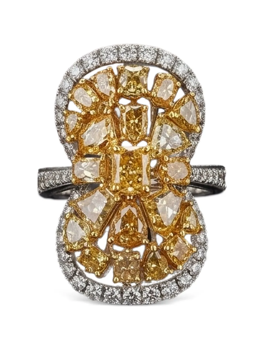 HYT Jewelry Anello con diamanti - Argento
