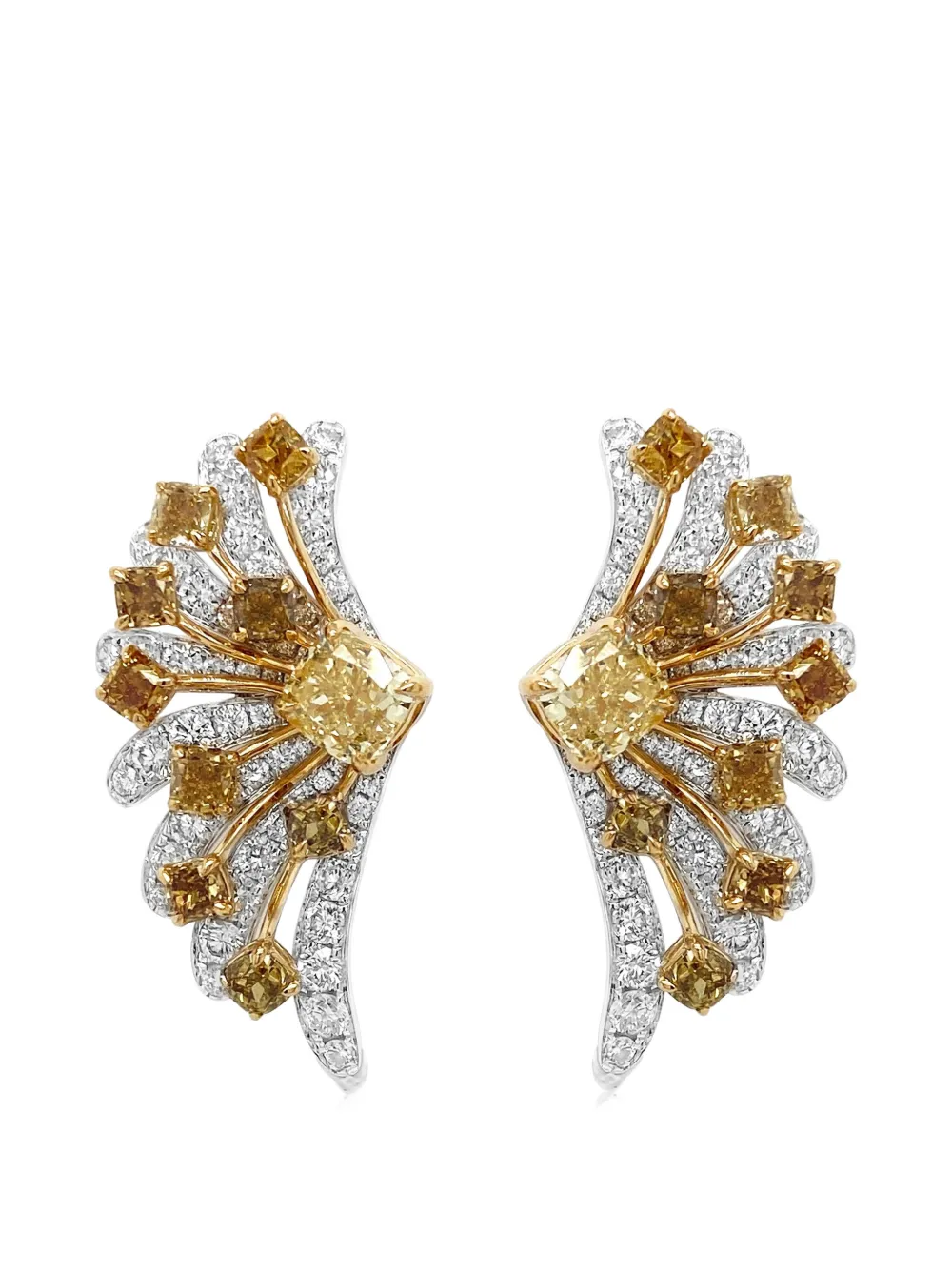 HYT Jewelry wing diamond earrings - Oro