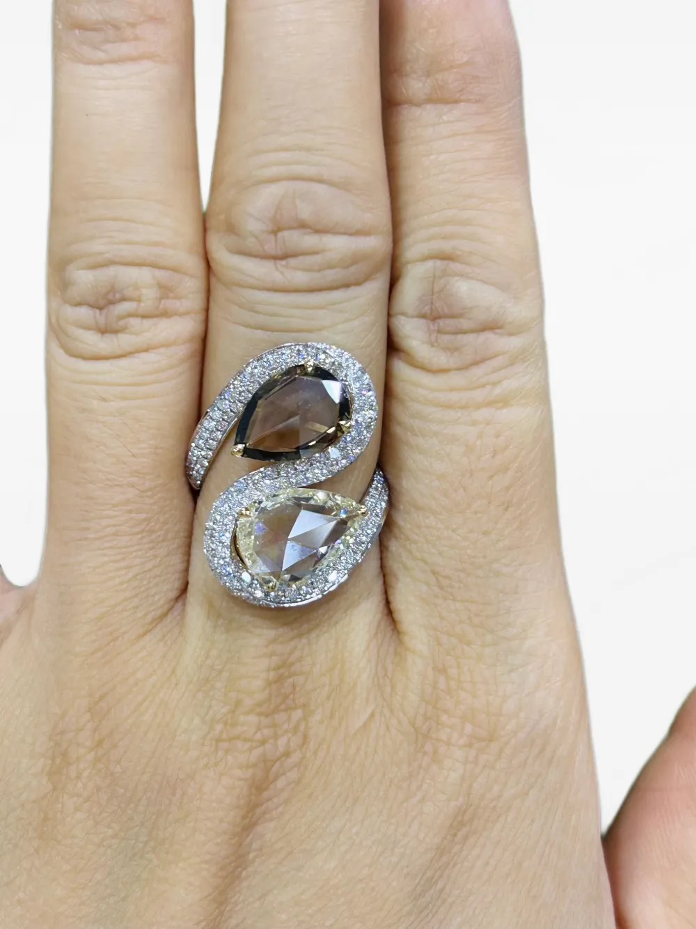 HYT Jewelry Anello con diamanti - Argento