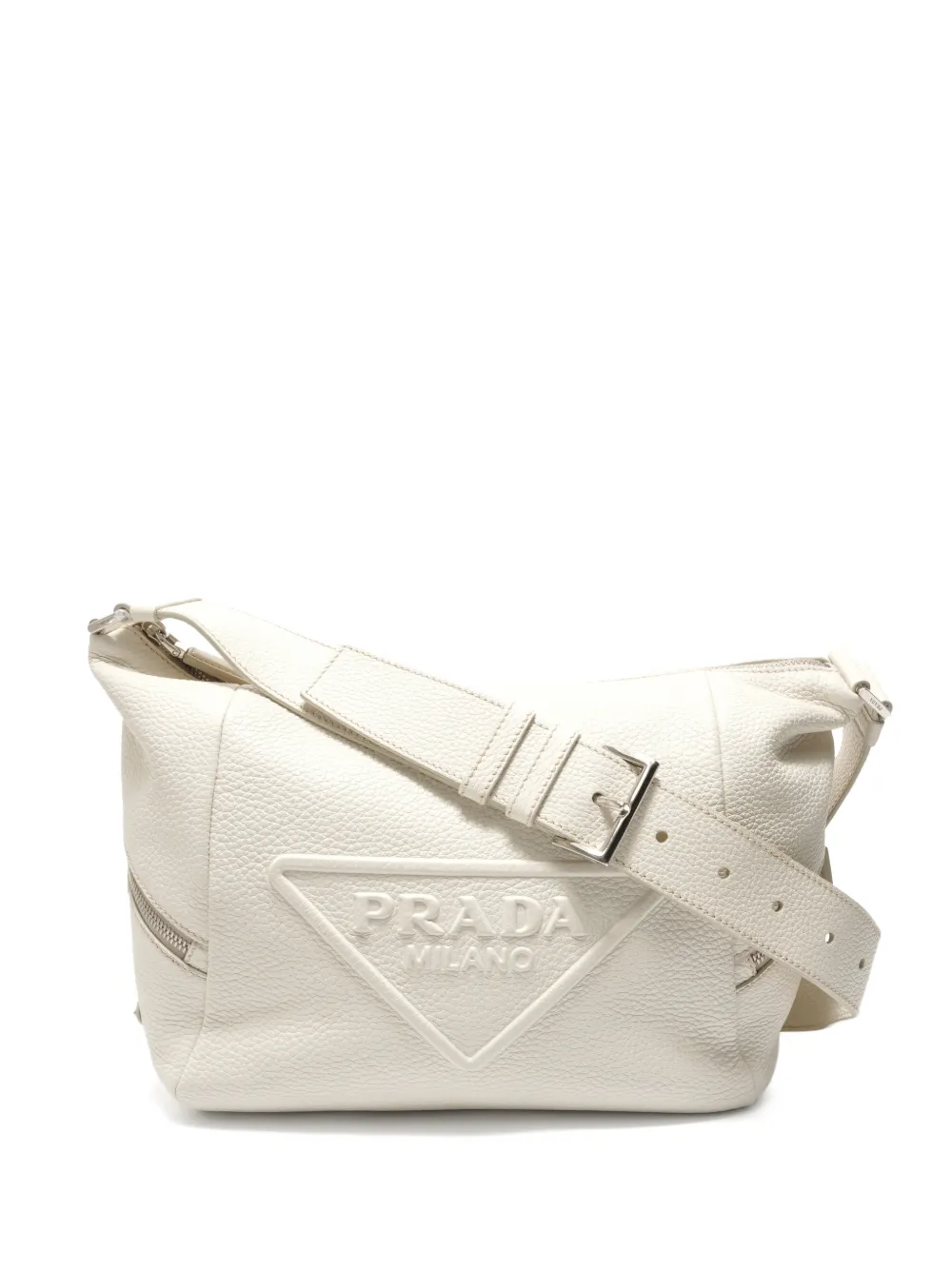 Prada Pre-Owned 2018-2022 Vitello Daino crossbody bag - Bianco