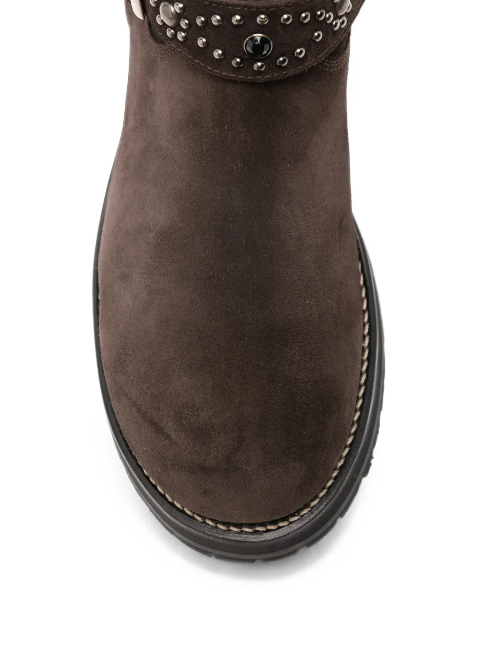 Second Layer buckled studded boots Bruin