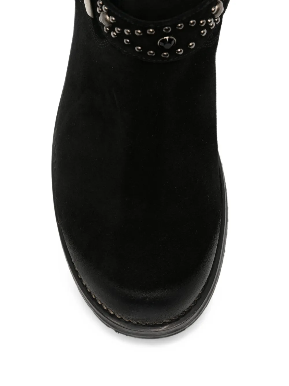 Second Layer Rider buckled boots Zwart