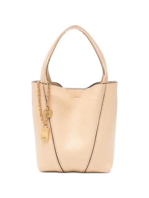 Chloé small ring-detail leather rtote bag
