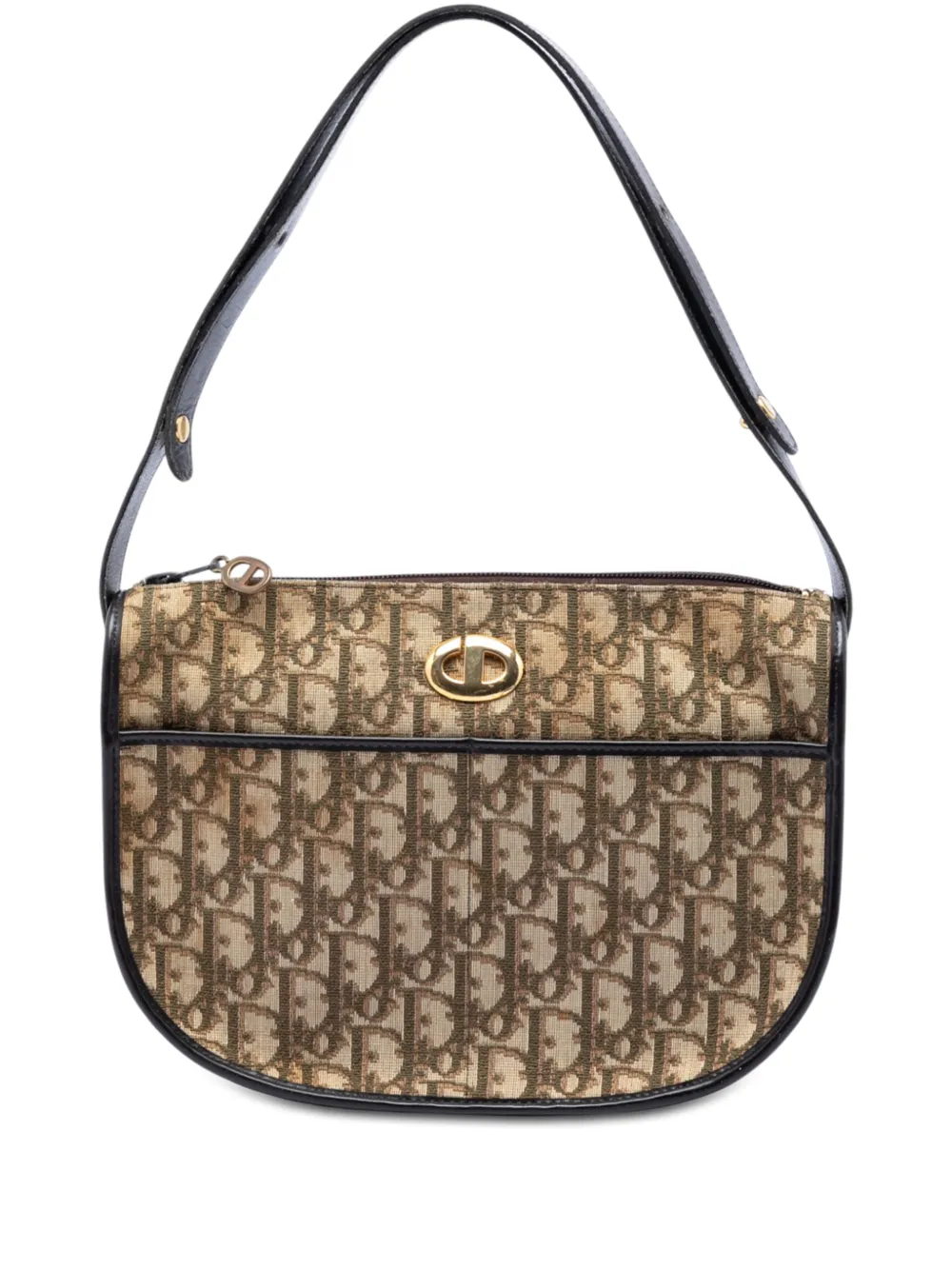 Christian Dior Pre-Owned 20th Century Diorissimo Trotter Canvas shoulder bag - Marrone