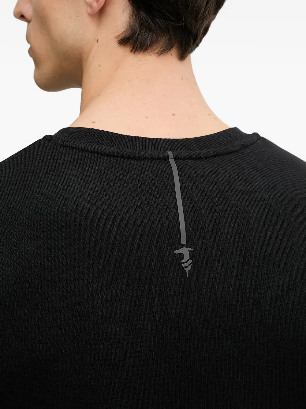 Trussardi Trui met logoprint Zwart