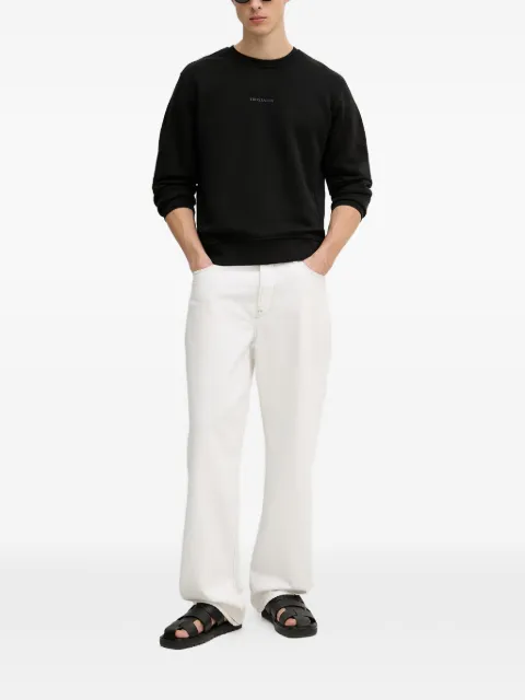 Trussardi logo-print crew-neck sweater