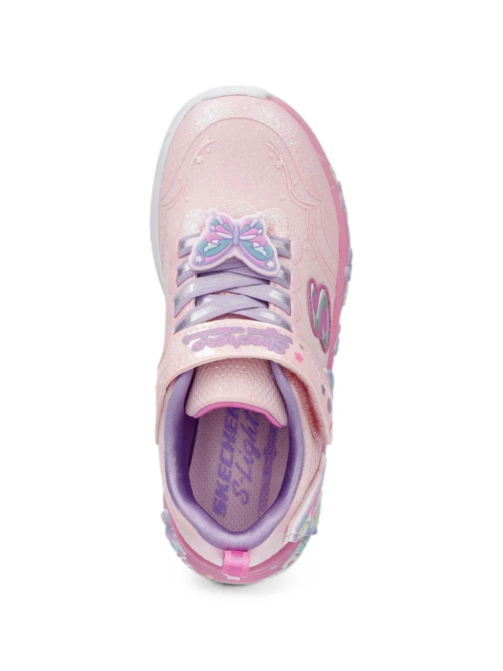 Skechers Butterfly Bliss butterfly-patch sneakers Roze