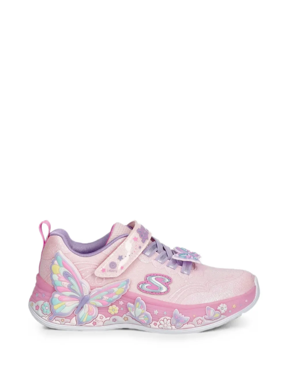 Skechers Butterfly Bliss butterfly-patch sneakers - Rosa