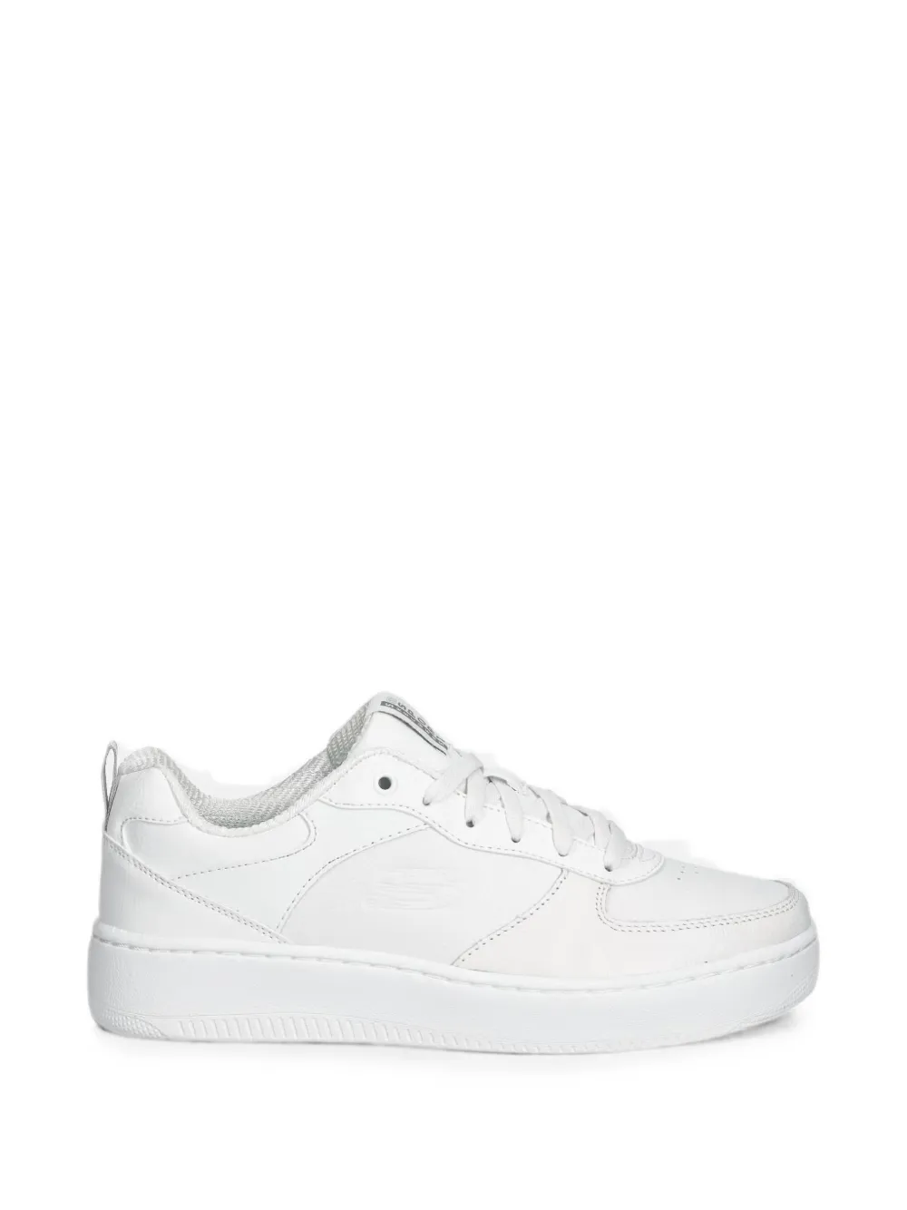 Skechers logo-embossed low-top sneakers Wit