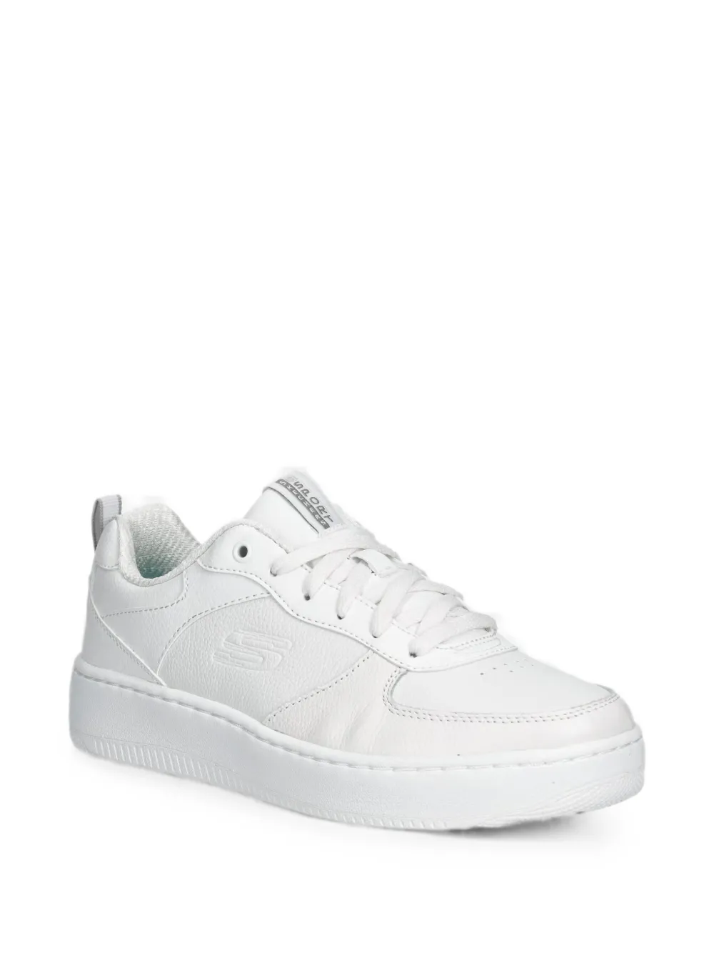 Skechers logo-embossed low-top sneakers Wit