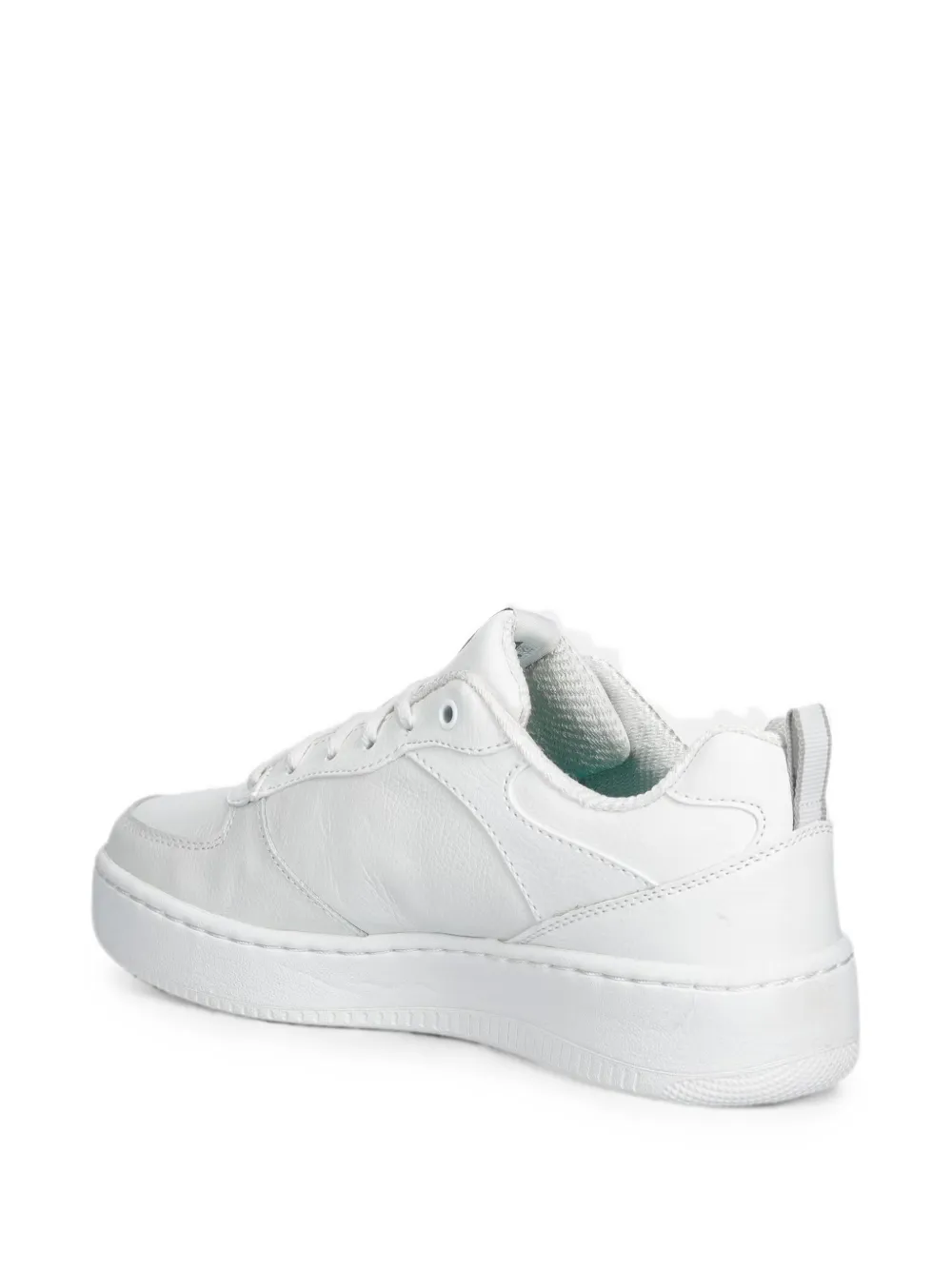 Skechers logo-embossed low-top sneakers Wit