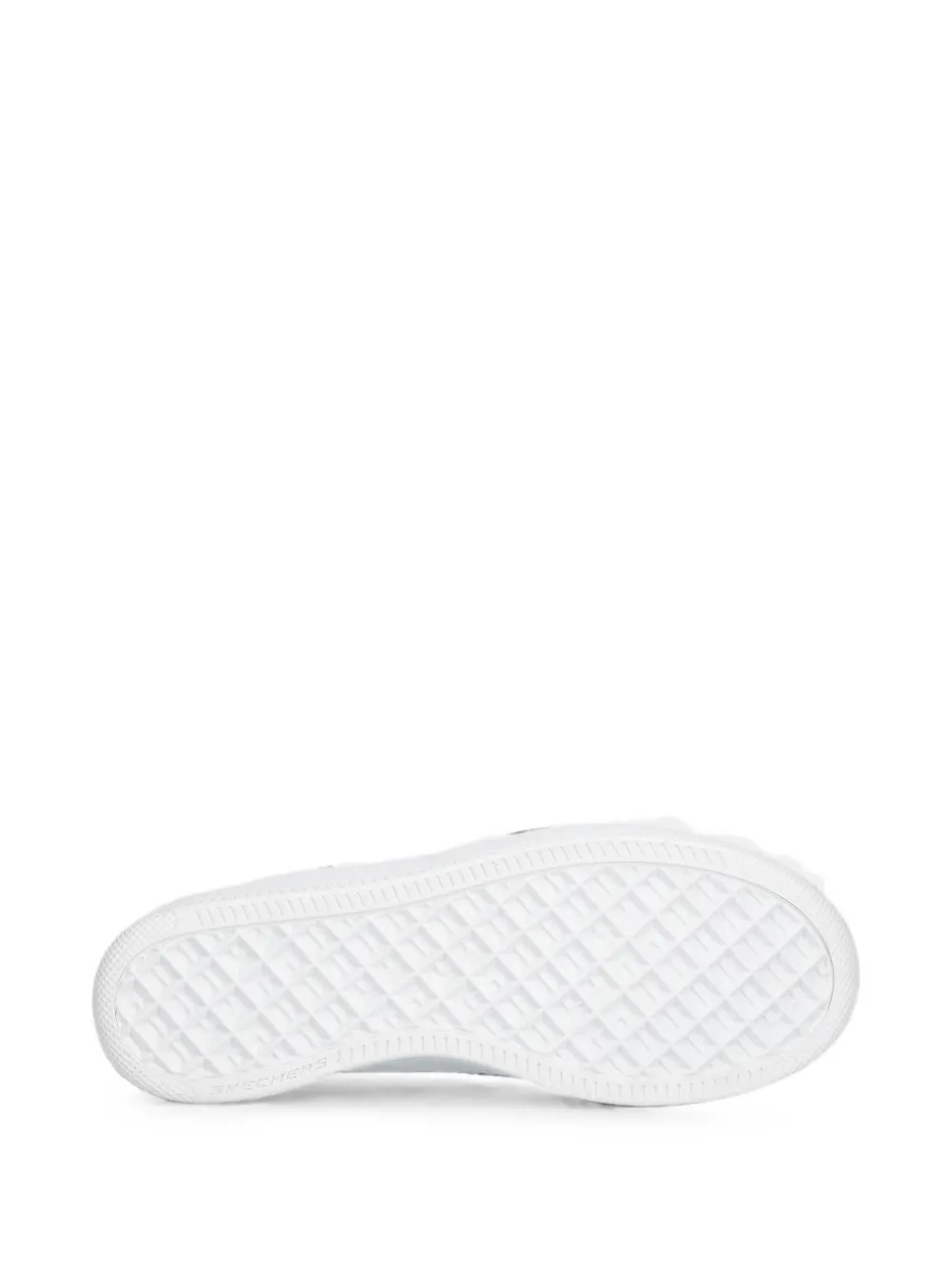 Skechers logo-embossed low-top sneakers Wit