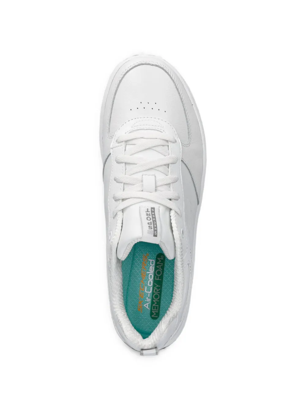 Skechers logo-embossed low-top sneakers Wit