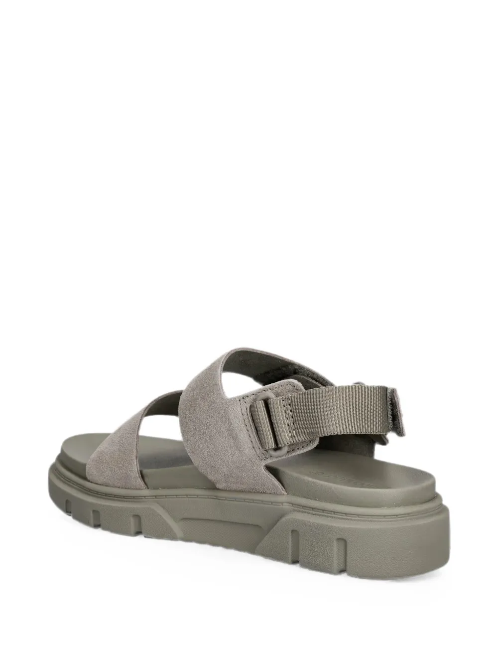 Timberland touch-strap suede sandals Grijs