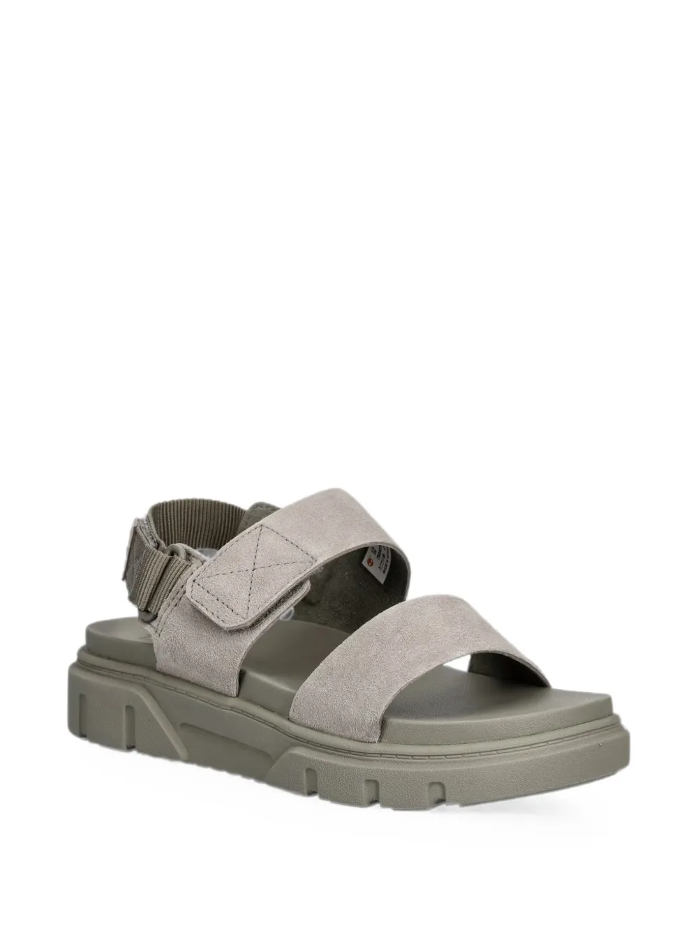Timberland touch-strap suede sandals Grijs