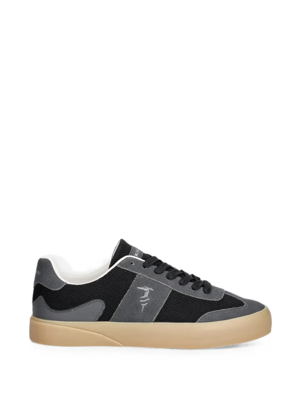 Trussardi panelled lace-up sneakers - Nero