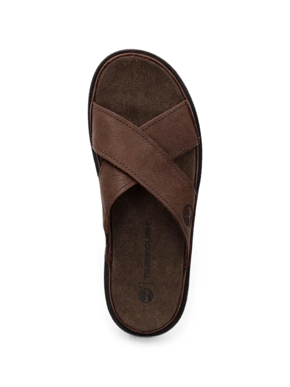 Timberland cross-strap leather sandals Bruin