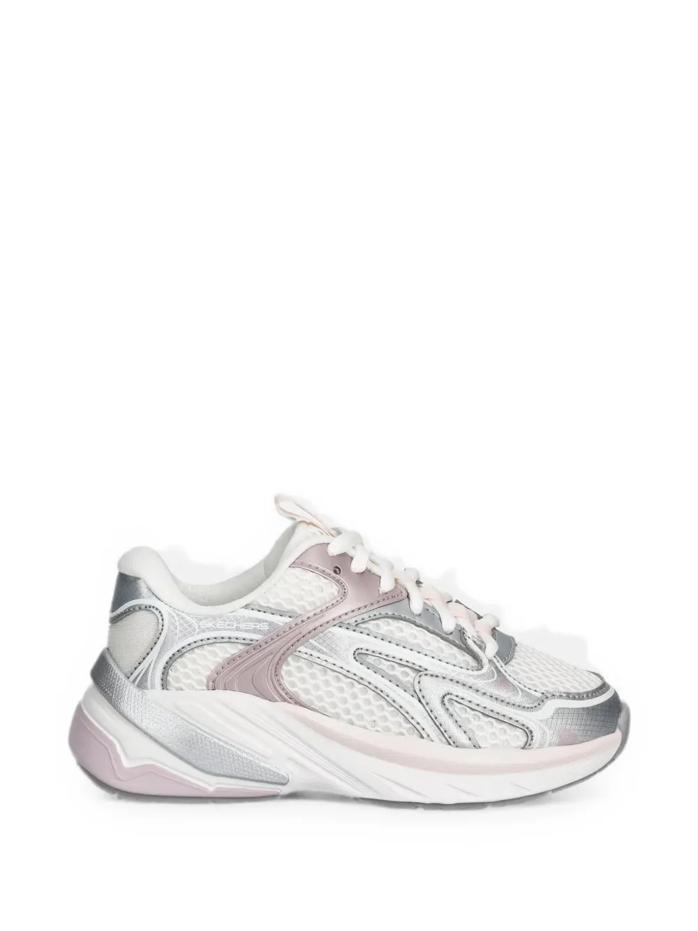 Skechers mesh-panelled sneakers - Bianco