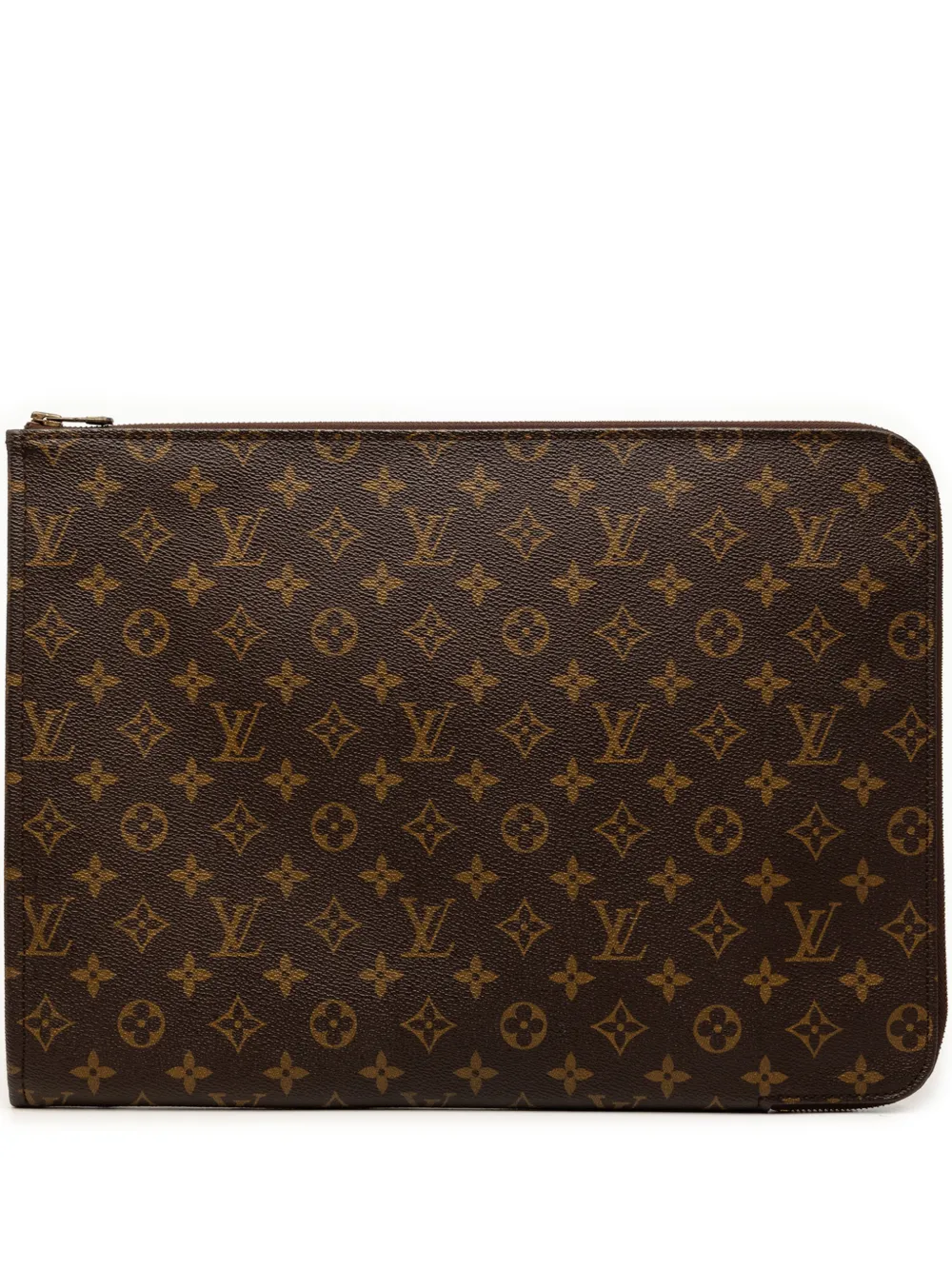 Louis Vuitton Pre-Owned 1987 Monogram Poche Documents Portfolio business bag - Braun